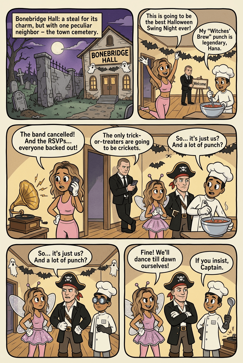 The Skeleton Swing, page 1 of 5, Rubber Hose style