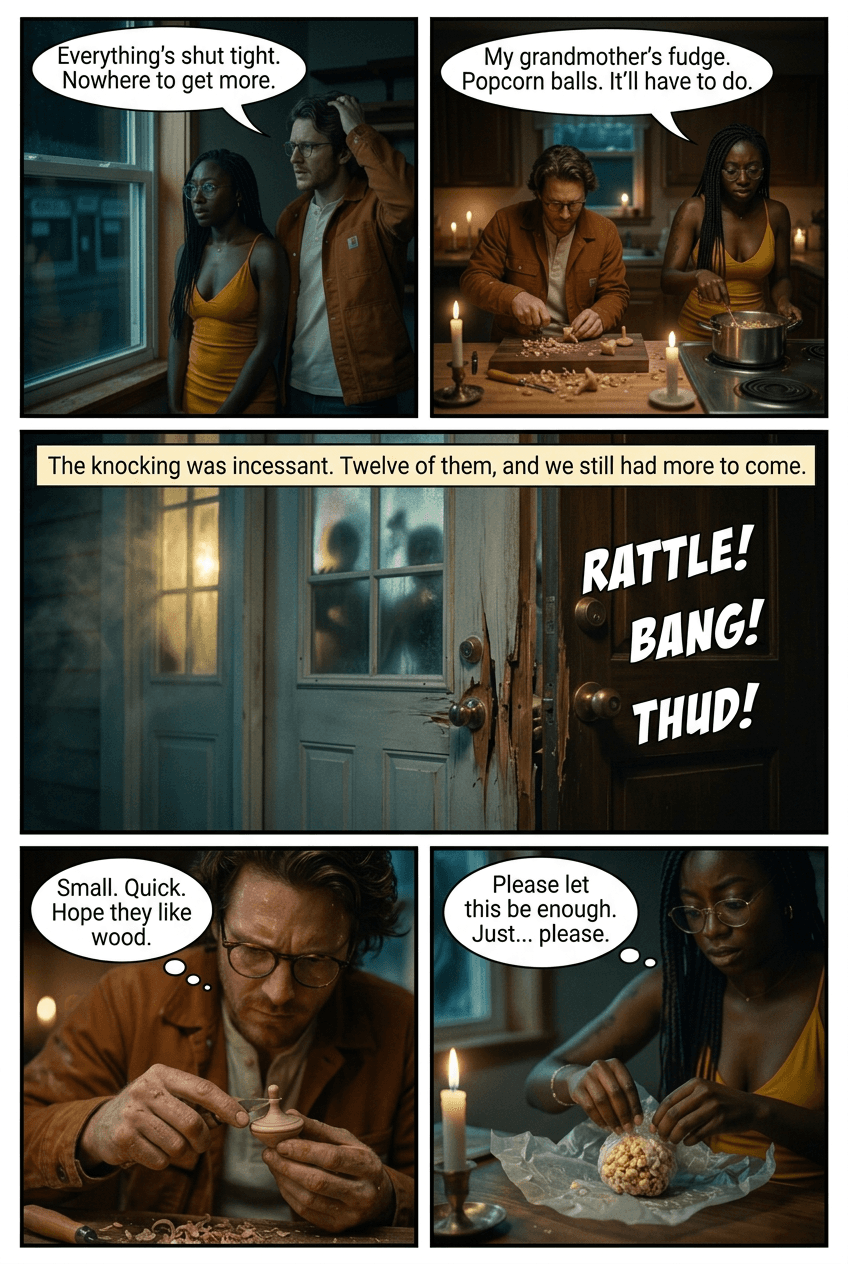 Twelve Knocks, page 4 of 6, Fright Reel style