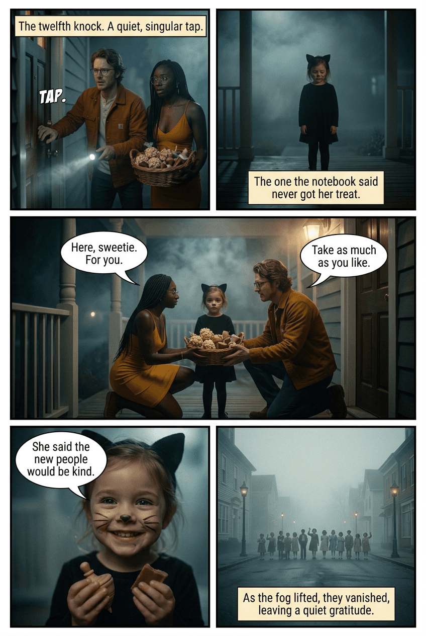 Twelve Knocks, page 5 of 6, Fright Reel style