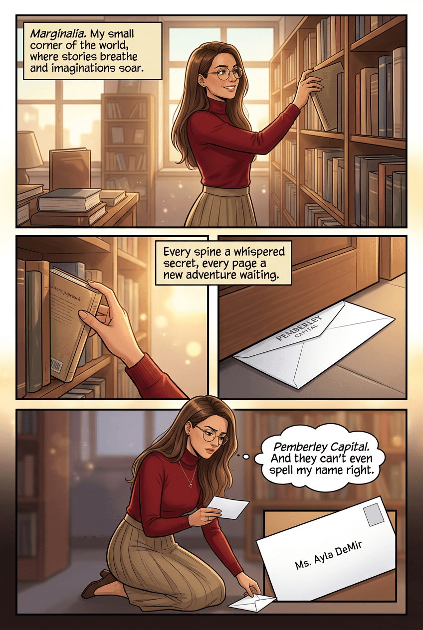 Pride & Venture Capital, page 1 of 8, Romance Webtoon style