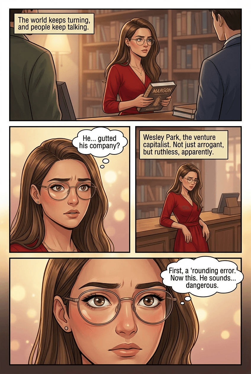 Pride & Venture Capital, page 3 of 8, Romance Webtoon style