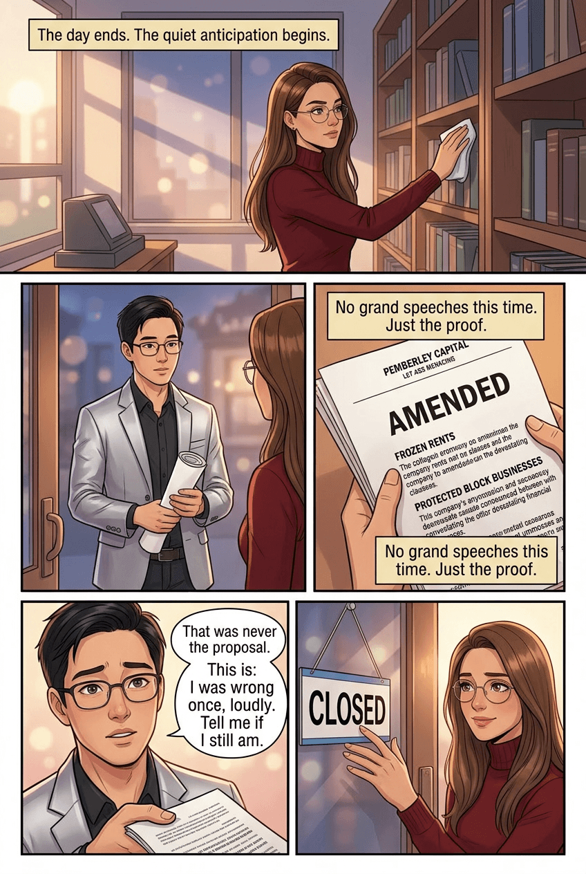 Pride & Venture Capital, page 8 of 8, Romance Webtoon style