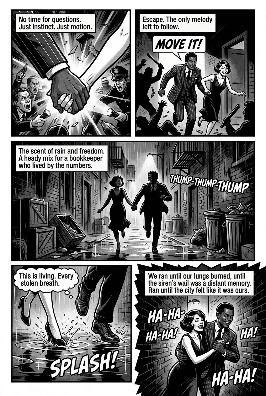 A Dance in 1929, page 4 of 5, Noir style