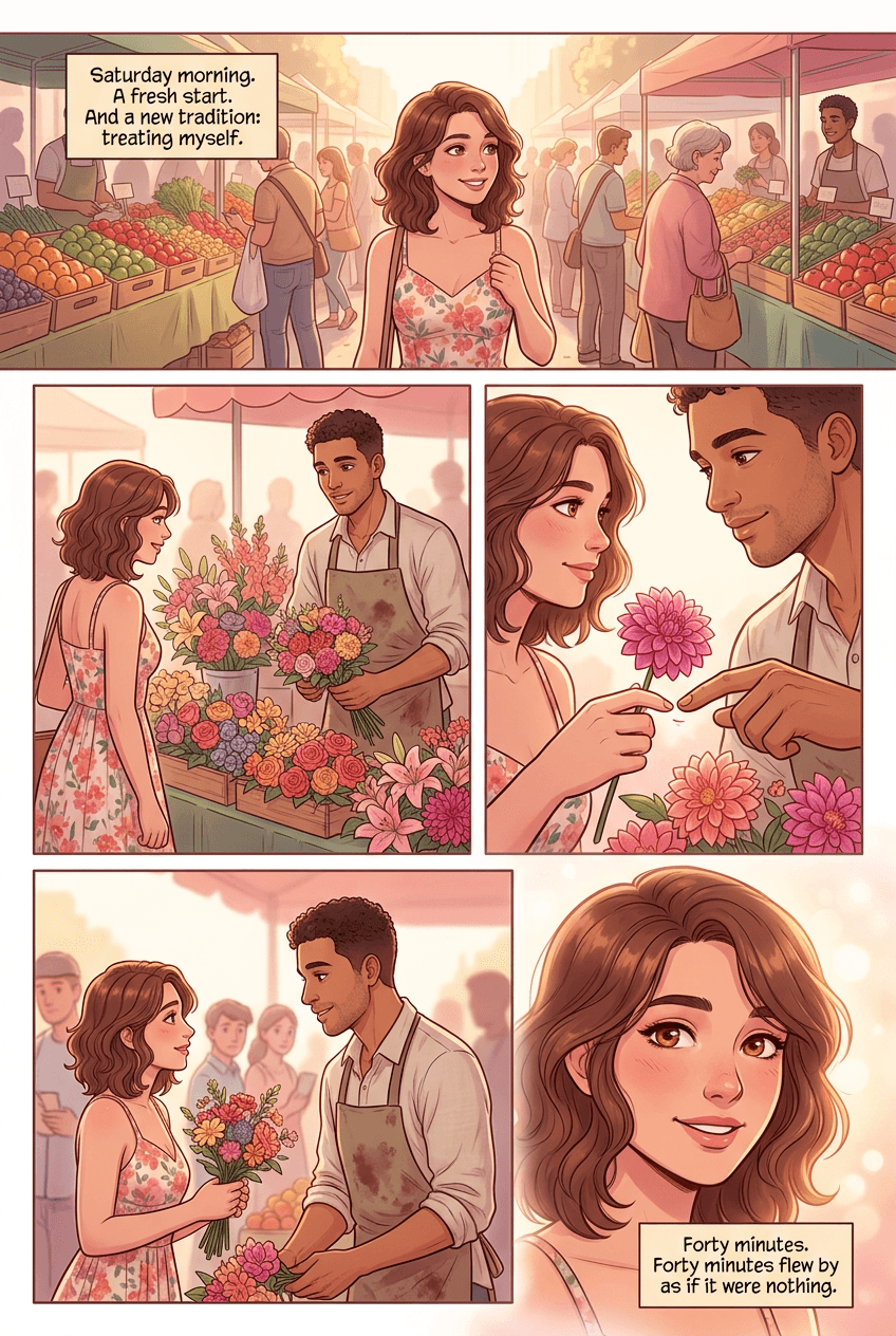 Saturday Market, page 1 of 5, Love Story style