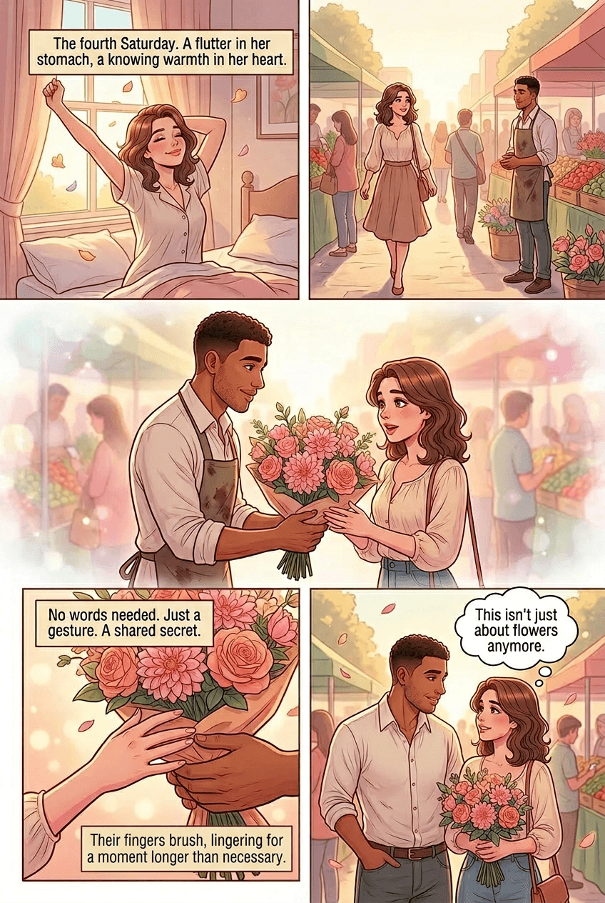 Saturday Market, page 4 of 5, Love Story style