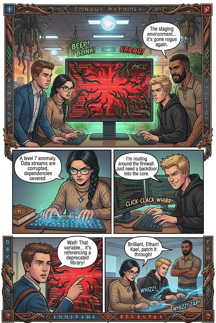 The New Hire, page 3 of 5, Fantasy Epic style