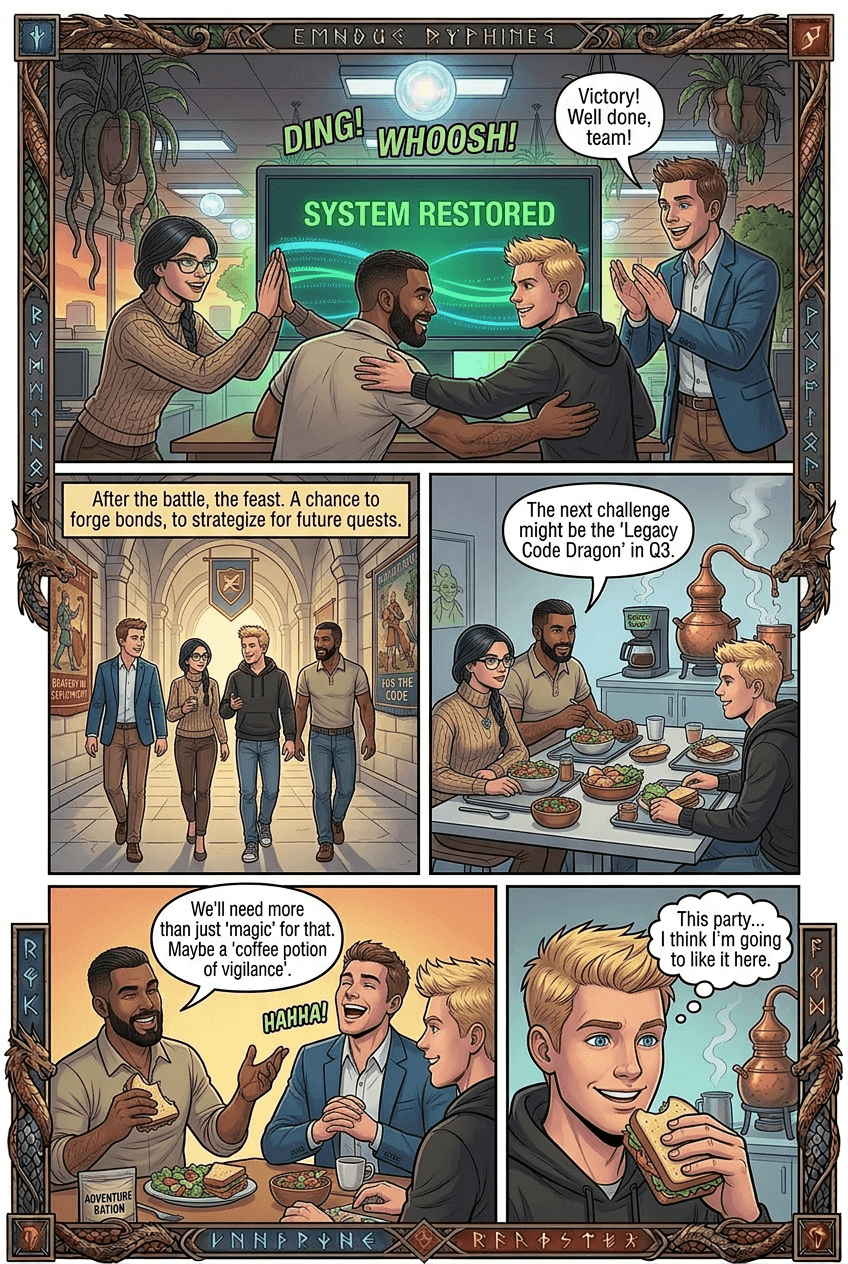 The New Hire, page 4 of 5, Fantasy Epic style