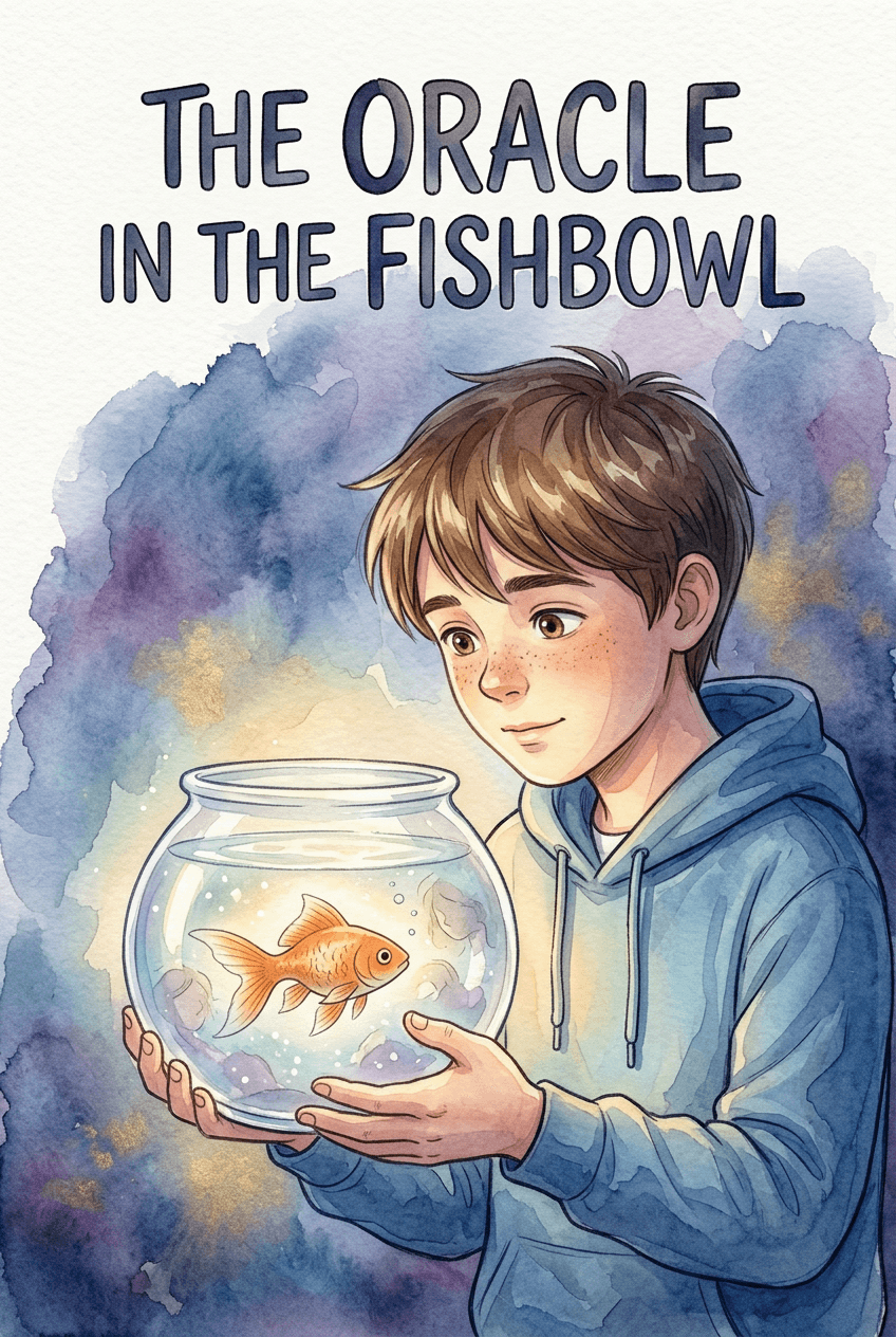 The Oracle in the Fishbowl, a 5-page comic made with Comikaze
