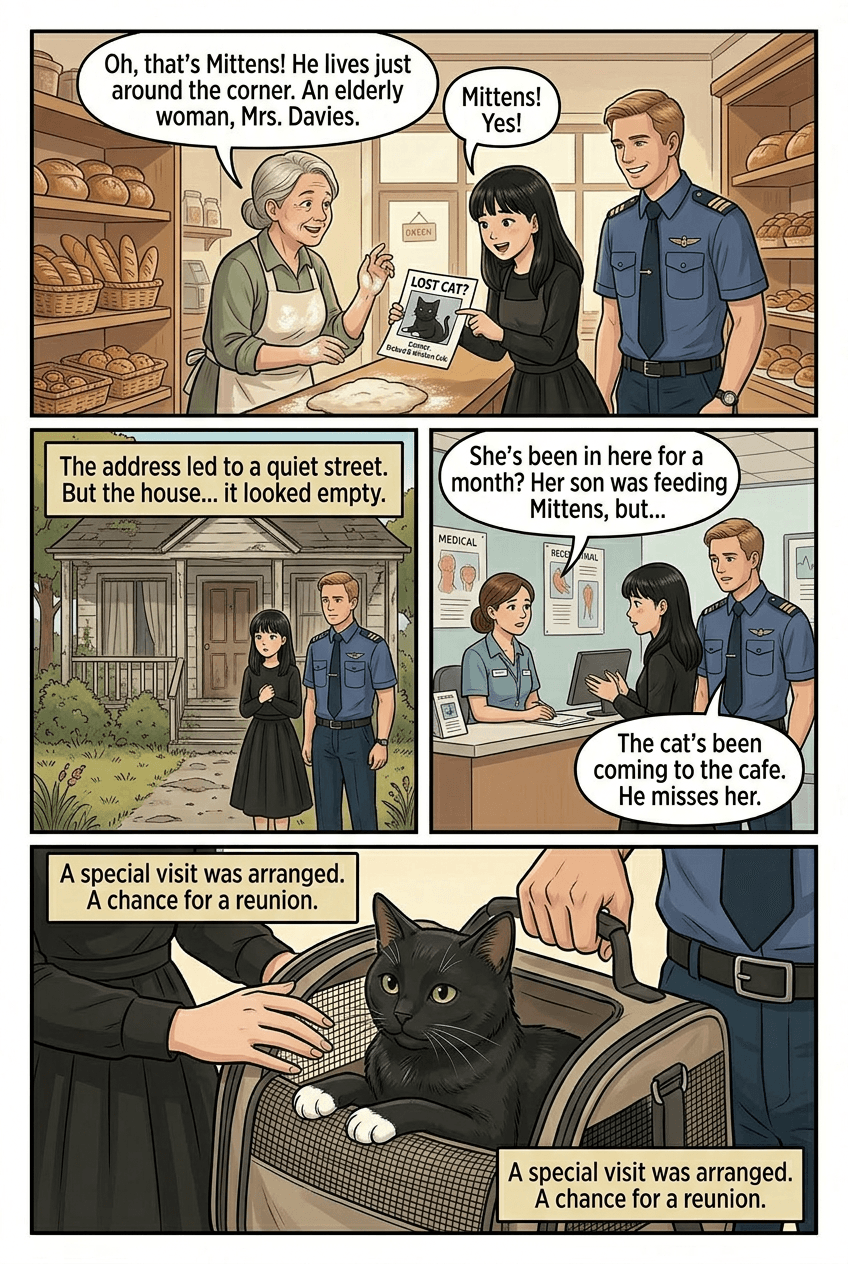 The Cat Cafe on Orchard Street, page 4 of 5, Slice of Life style