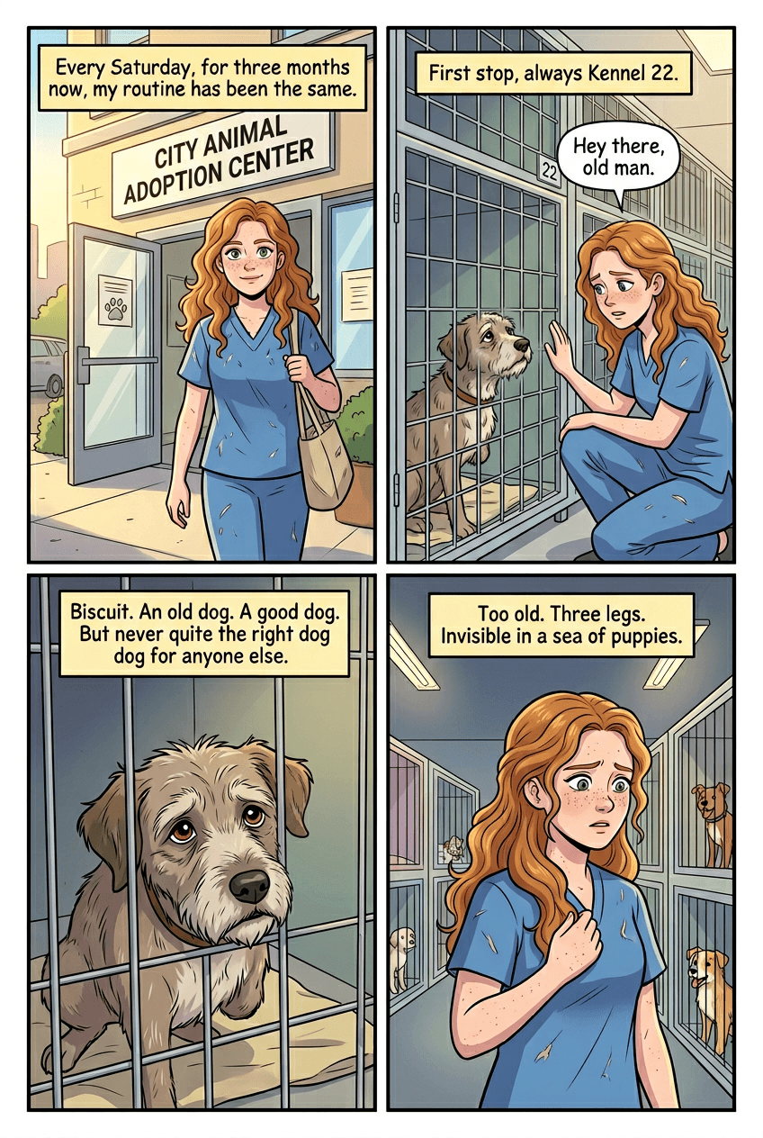 The Last Kennel, page 1 of 5, Slice of Life style