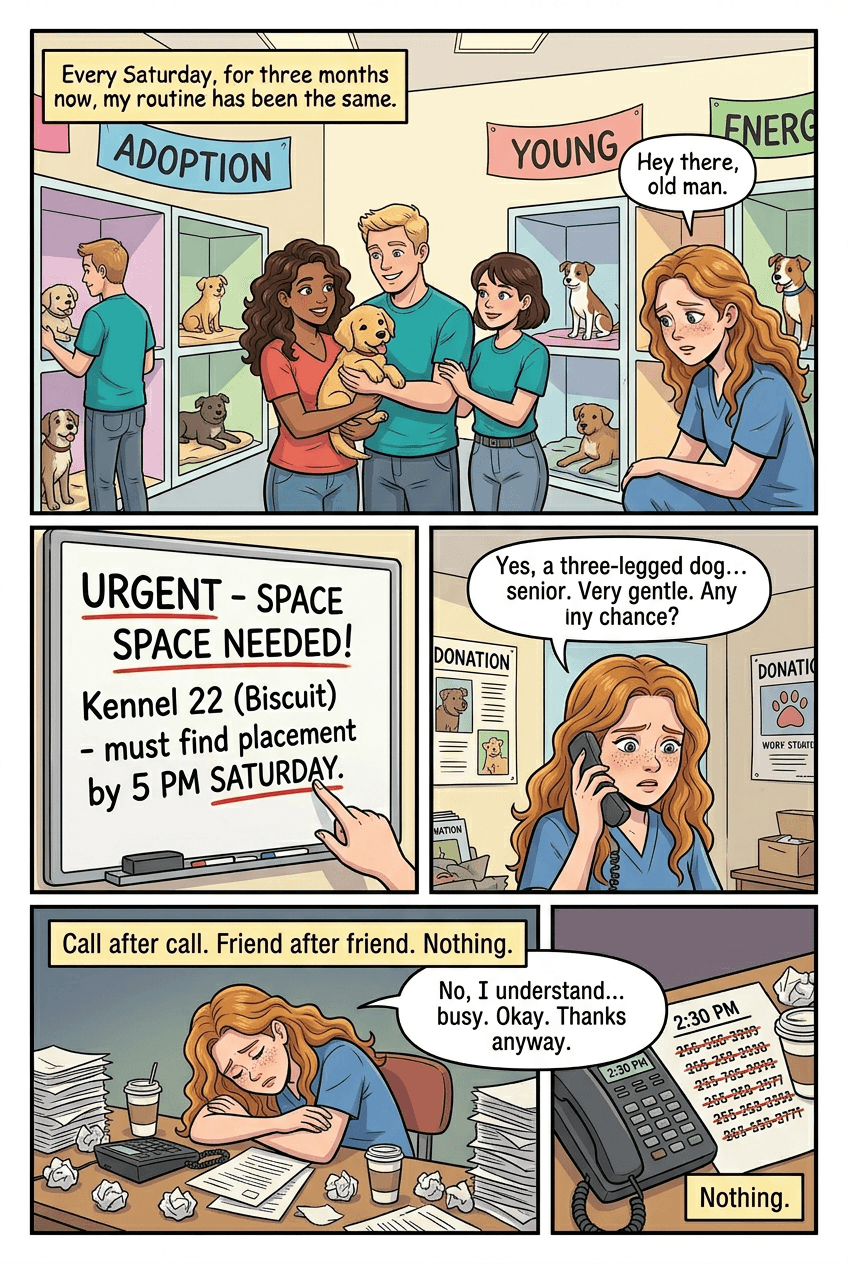 The Last Kennel, page 2 of 5, Slice of Life style