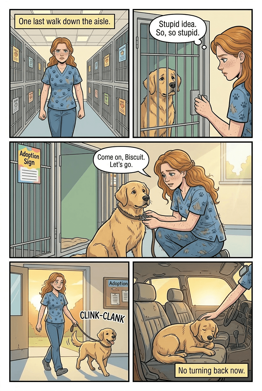 The Last Kennel, page 4 of 5, Slice of Life style