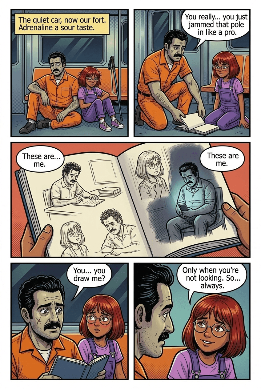 Last Train Home, page 5 of 10, Comic Book style