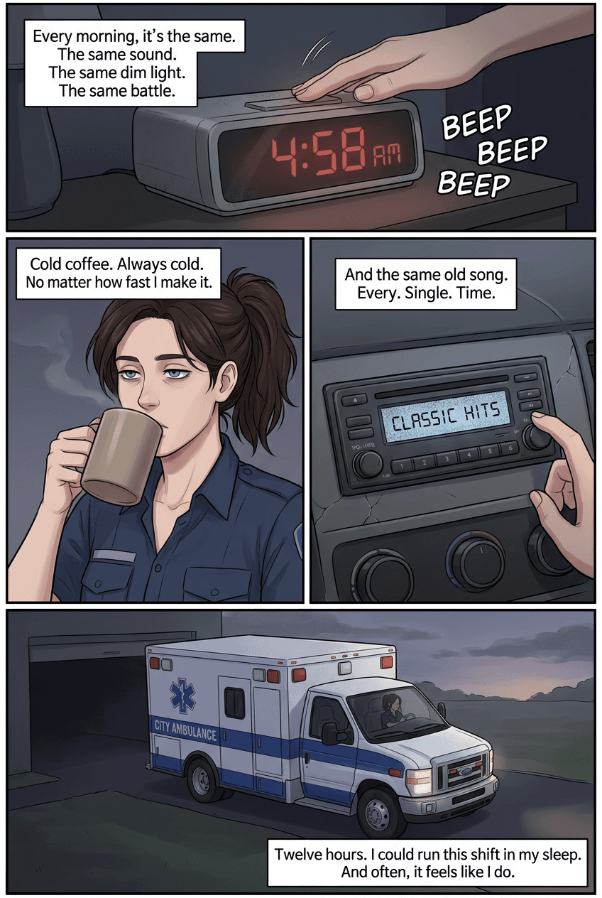 One More Tuesday, page 1 of 10, Manhwa style