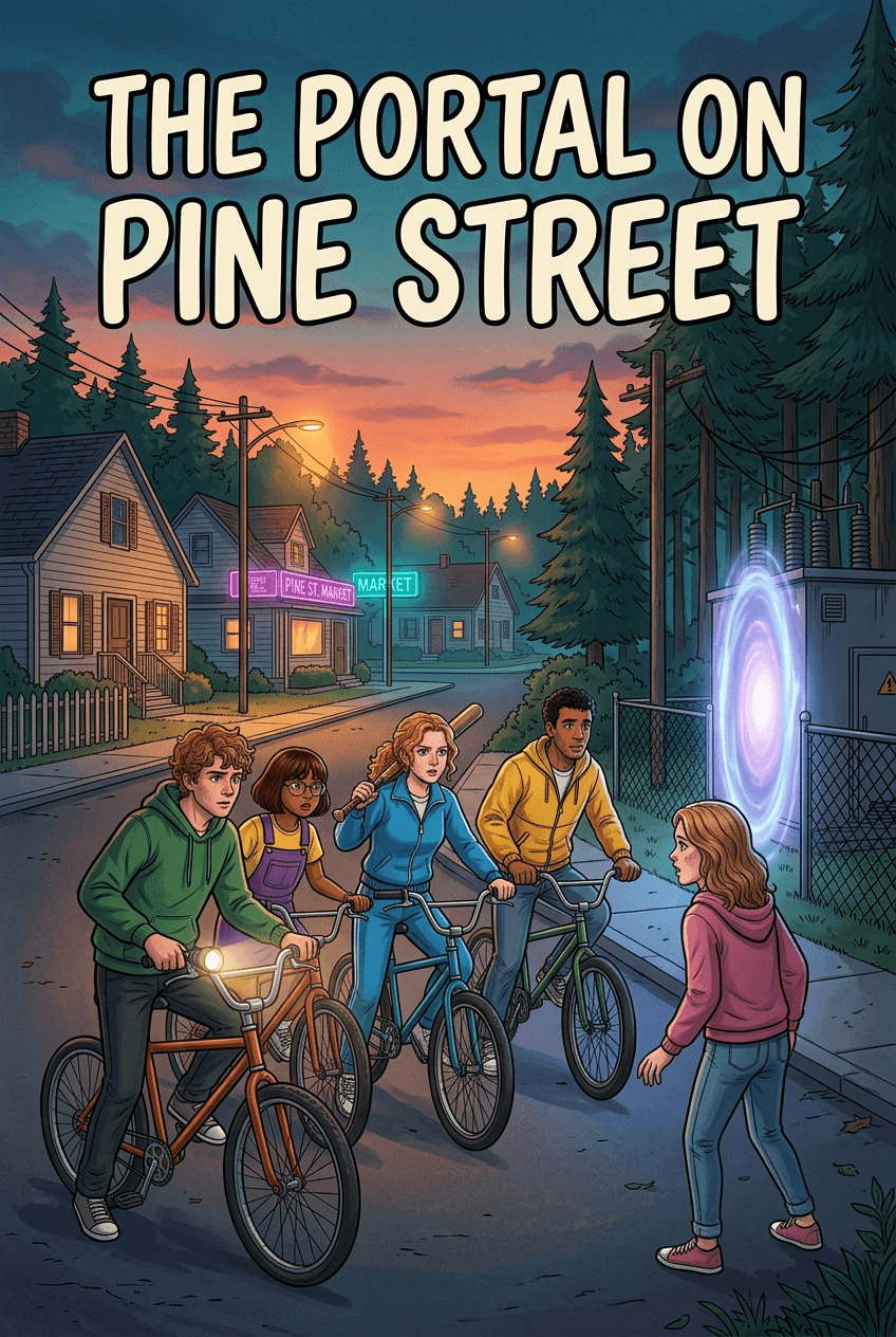 The Portal on Pine Street, comic cover