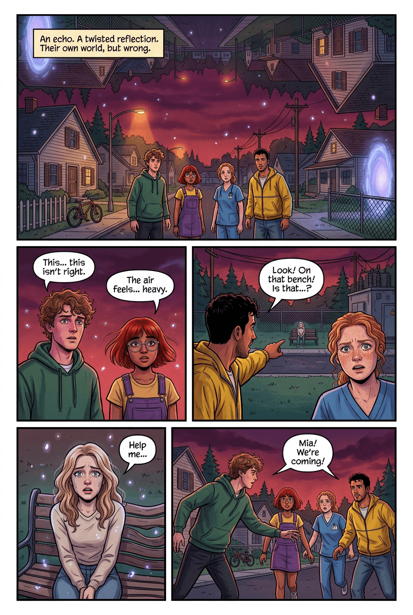 The Portal on Pine Street, page 4 of 5, Retro Pop style