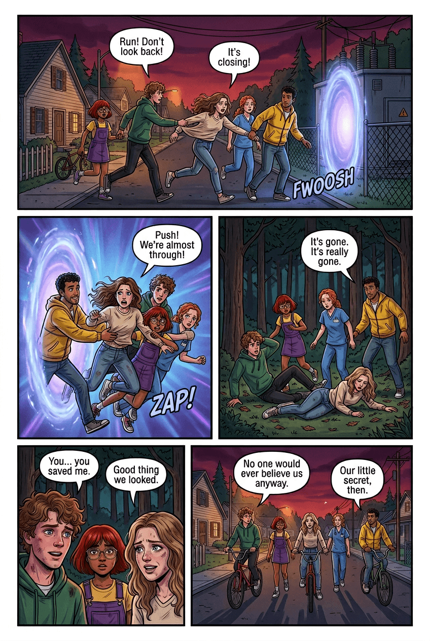 The Portal on Pine Street, page 5 of 5, Retro Pop style