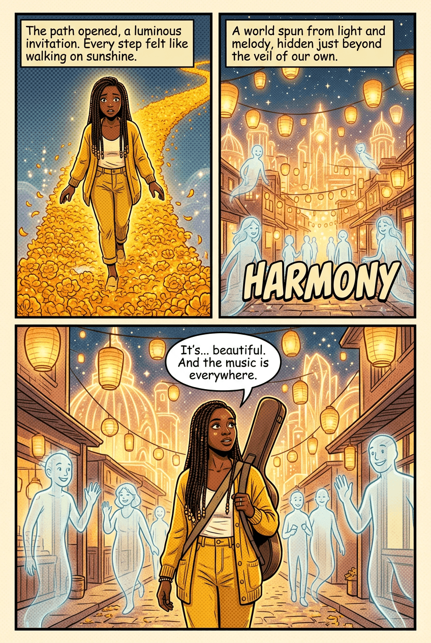 The Marigold Song, page 2 of 5, Retro Pop style