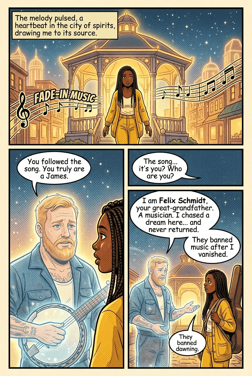 The Marigold Song, page 3 of 5, Retro Pop style