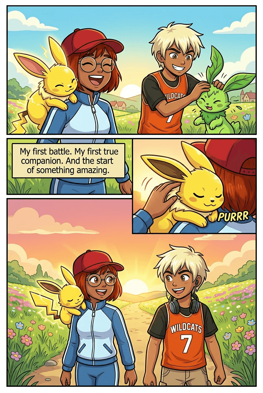 Monster Trainer Rookie, page 5 of 5, Manga style