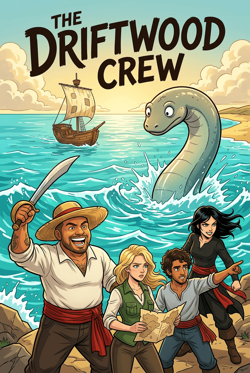 The Driftwood Crew, comic cover