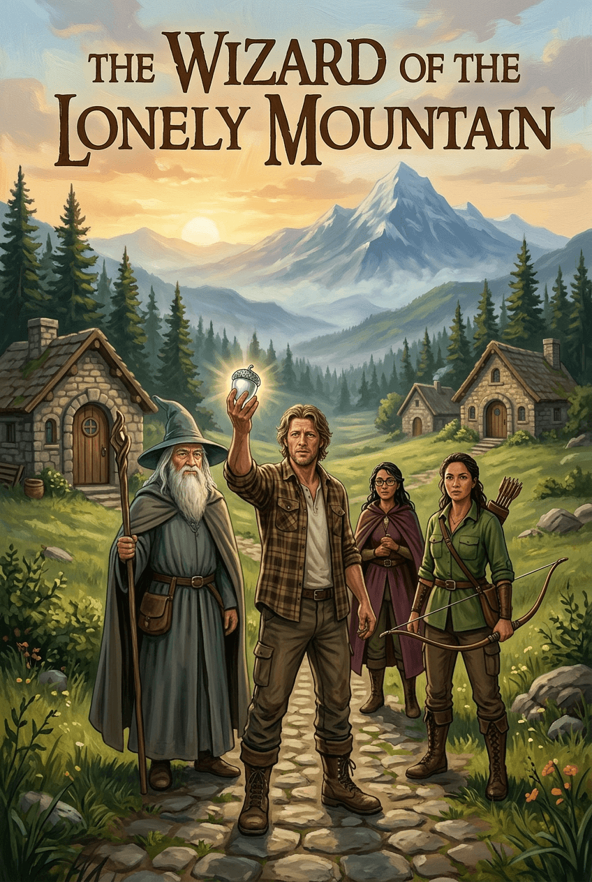 The Wizard of the Lonely Mountain, comic cover