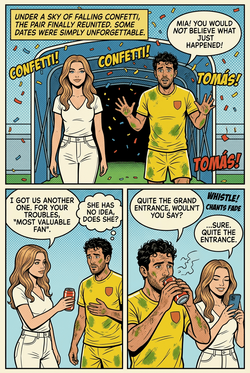Where's My Date? (Cup Final), page 5 of 5, Retro Pop style