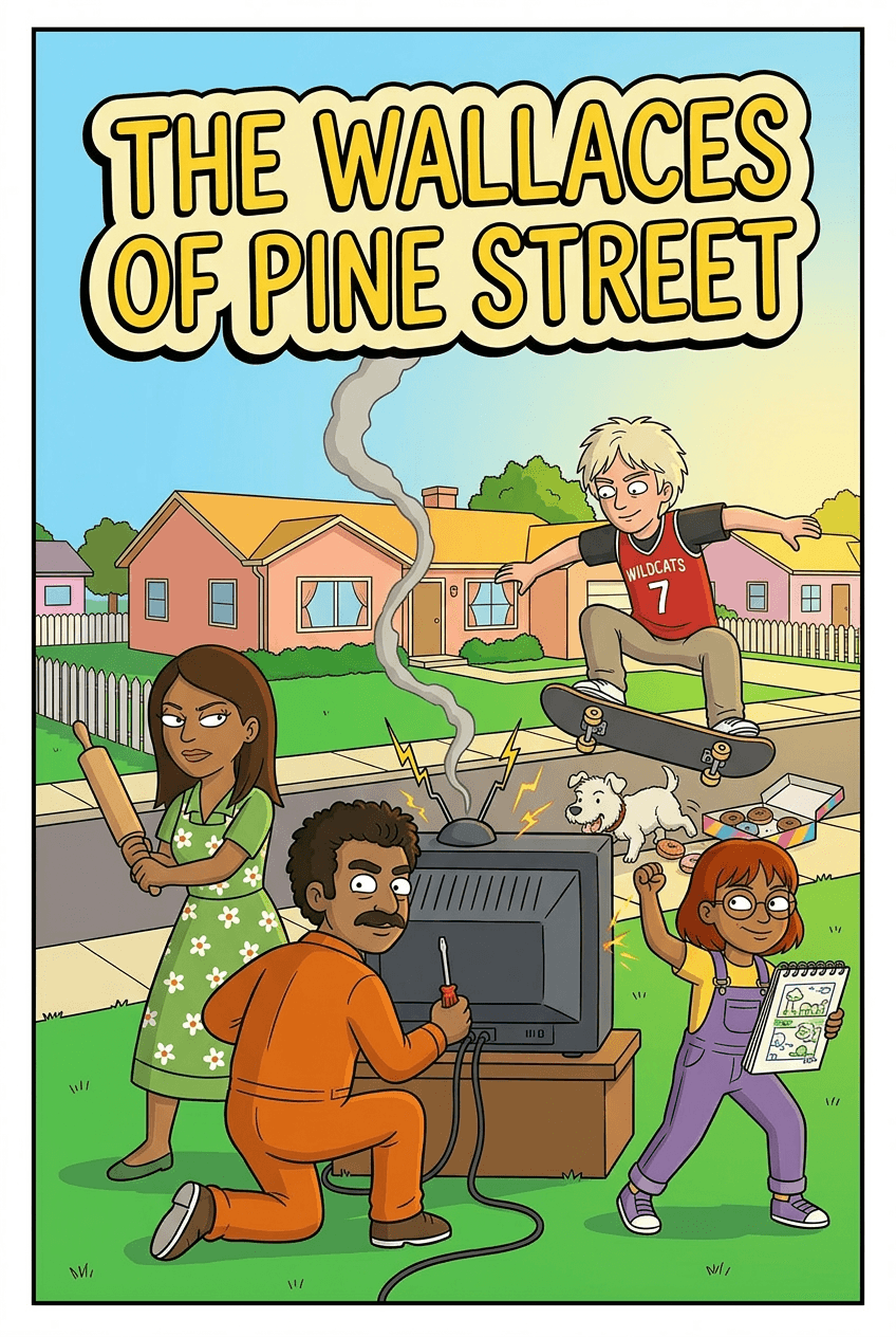 The Wallaces of Pine Street, comic cover