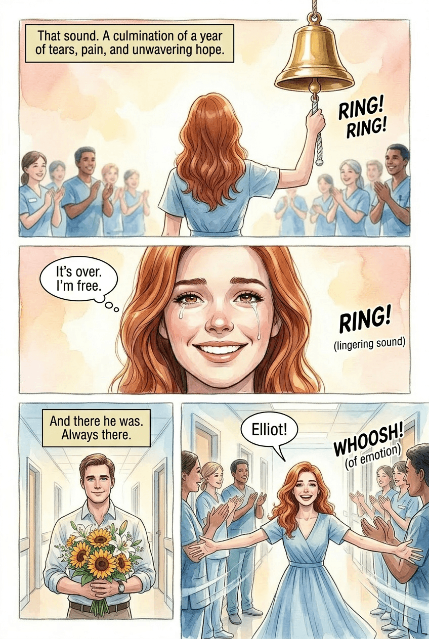 On the Other Side, page 4 of 5, Watercolor style