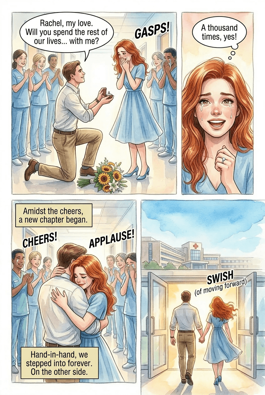 On the Other Side, page 5 of 5, Watercolor style