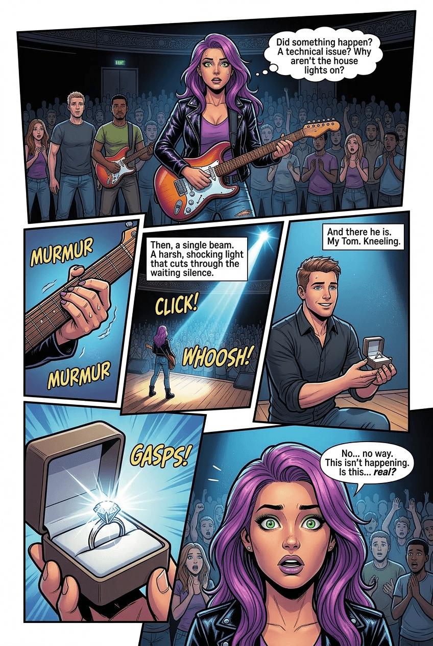 After the Last Song, page 3 of 5, Superhero style