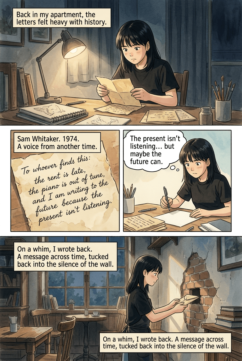 Letters in the Wall, page 2 of 10, Anime Film style