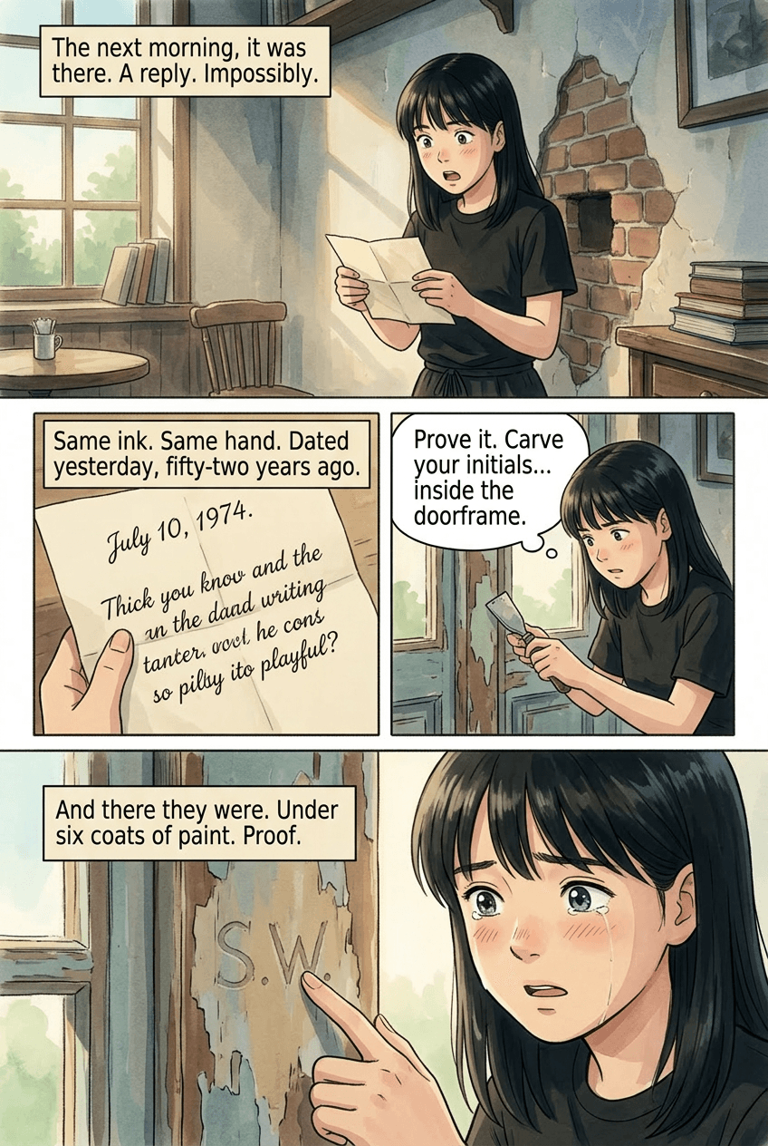 Letters in the Wall, page 3 of 10, Anime Film style