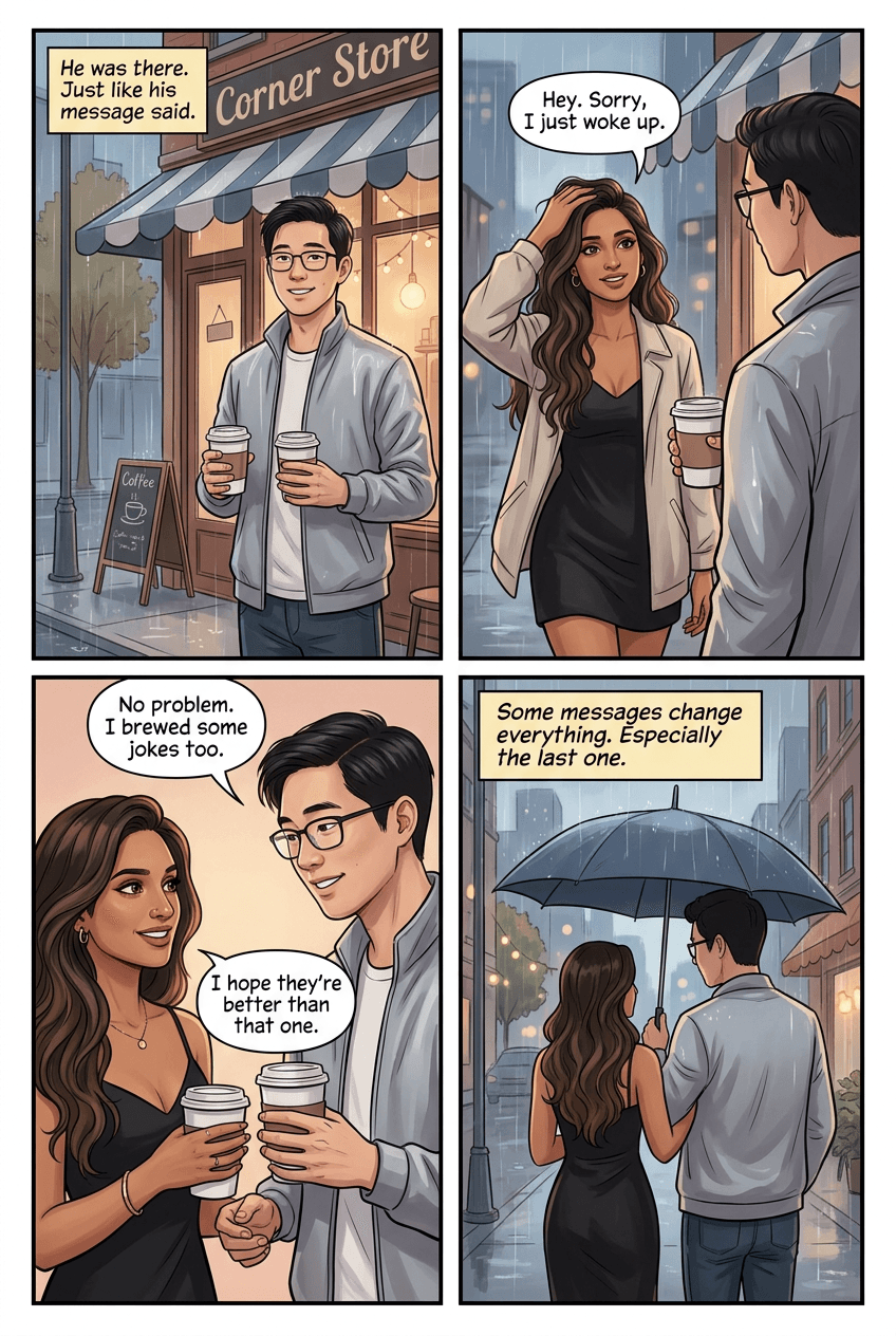 The Last Message at 2AM, page 5 of 5, Webtoon style