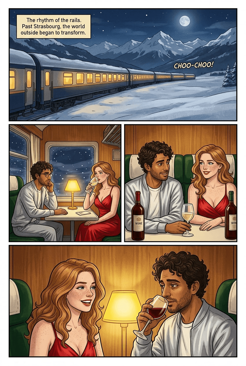 Compartment 11, page 2 of 5, Watercolor style