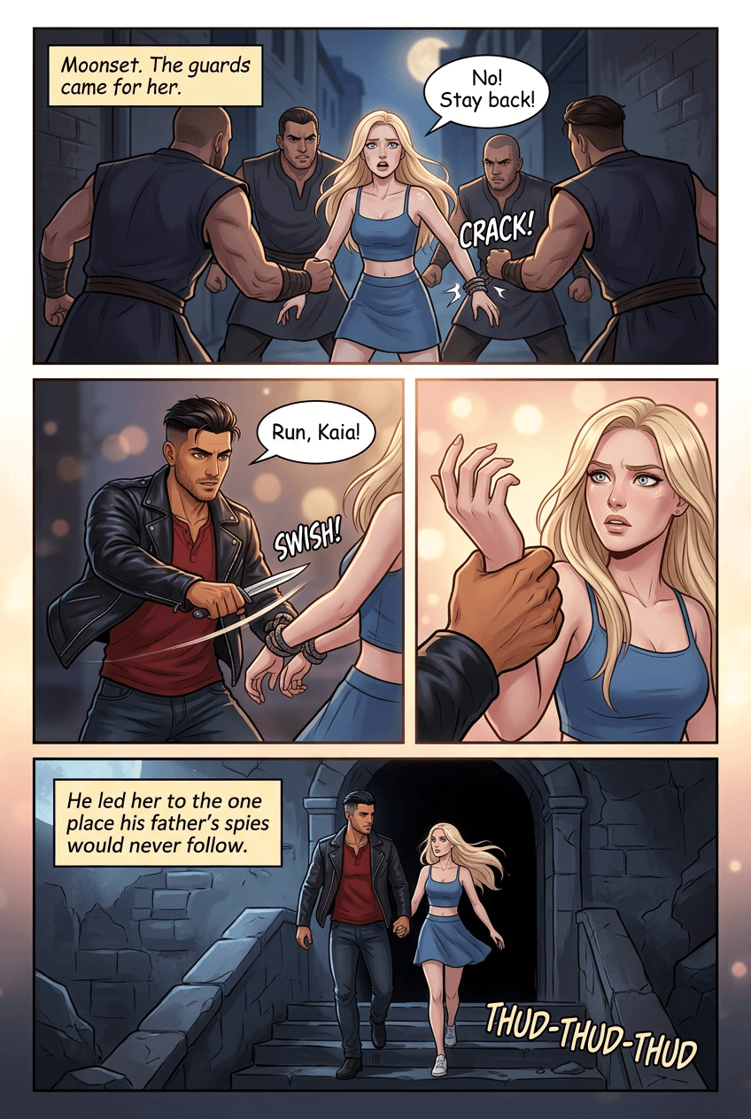 The Truth, page 1 of 8, Romance Webtoon style