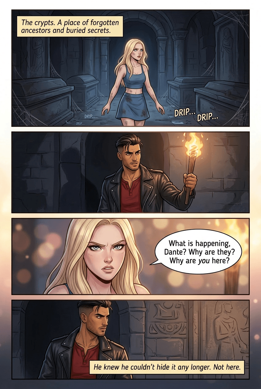 The Truth, page 2 of 8, Romance Webtoon style