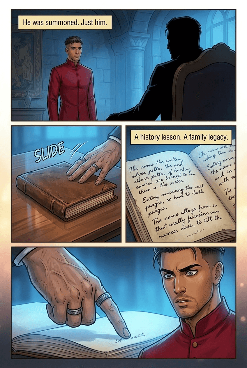 The Truth, page 4 of 8, Romance Webtoon style