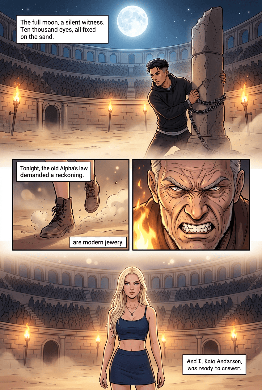 The Choice, page 1 of 8, Romance Webtoon style