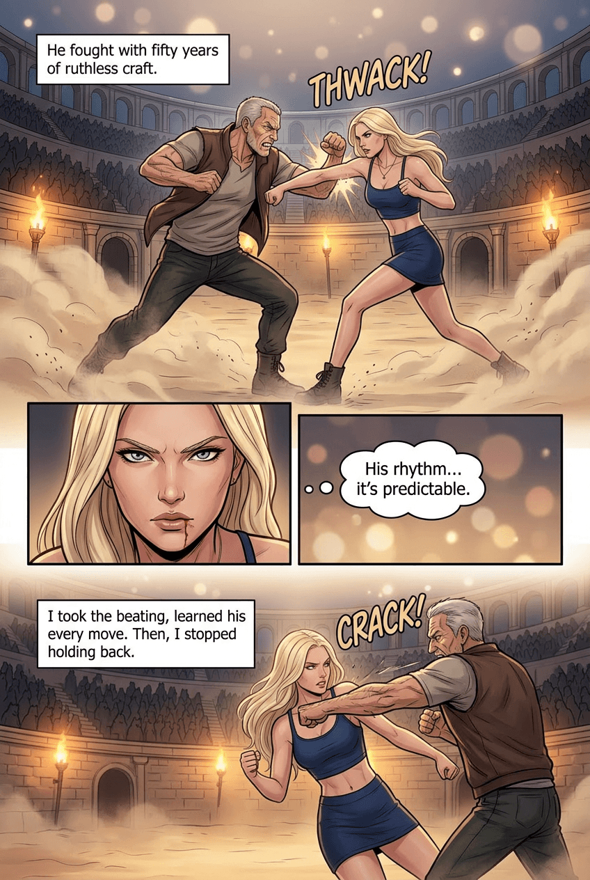 The Choice, page 2 of 8, Romance Webtoon style