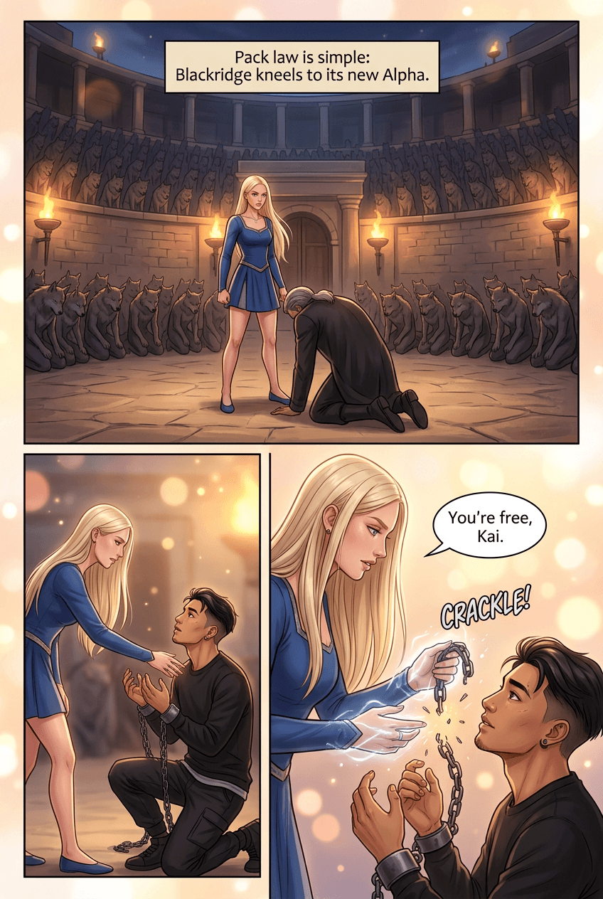 The Choice, page 5 of 8, Romance Webtoon style
