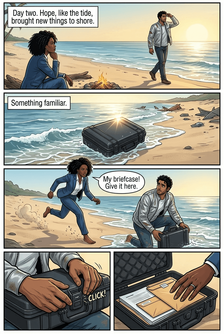Crash Landing, page 6 of 8, Manhwa style