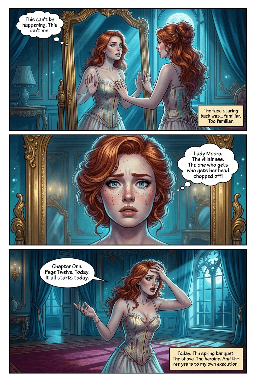 I Woke Up the Villain, page 2 of 8, Romantasy style