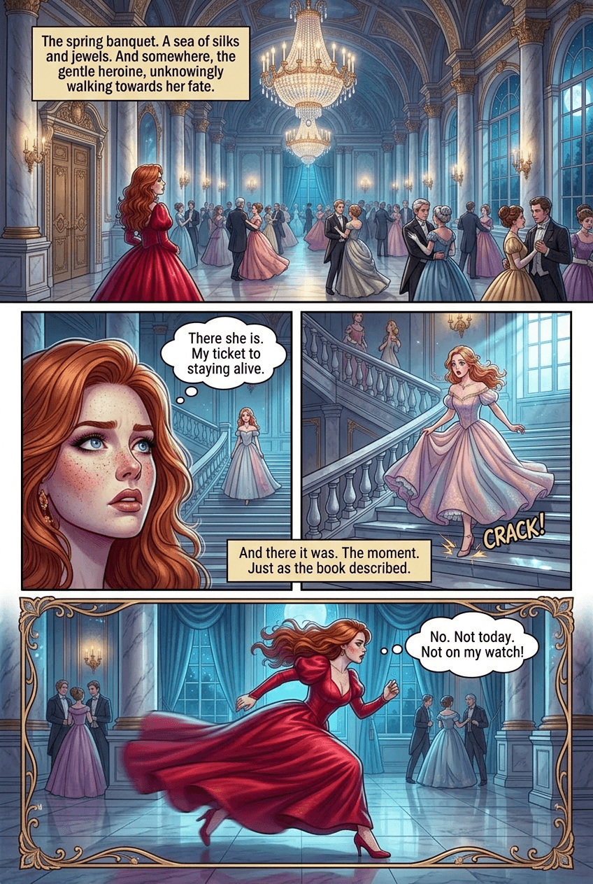 I Woke Up the Villain, page 4 of 8, Romantasy style