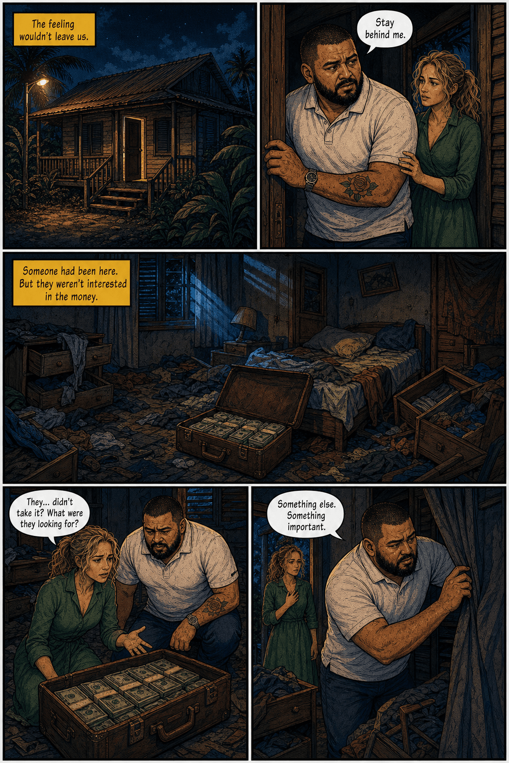 The Wall, page 7 of 9, Comic Book style