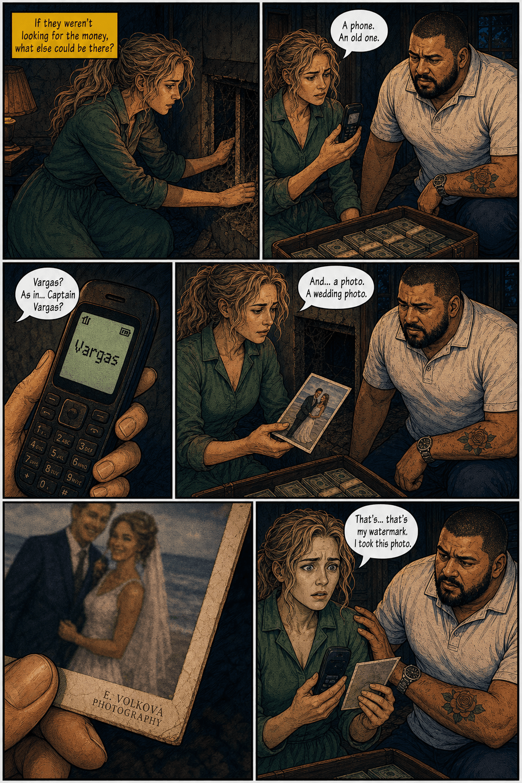 The Wall, page 8 of 9, Comic Book style