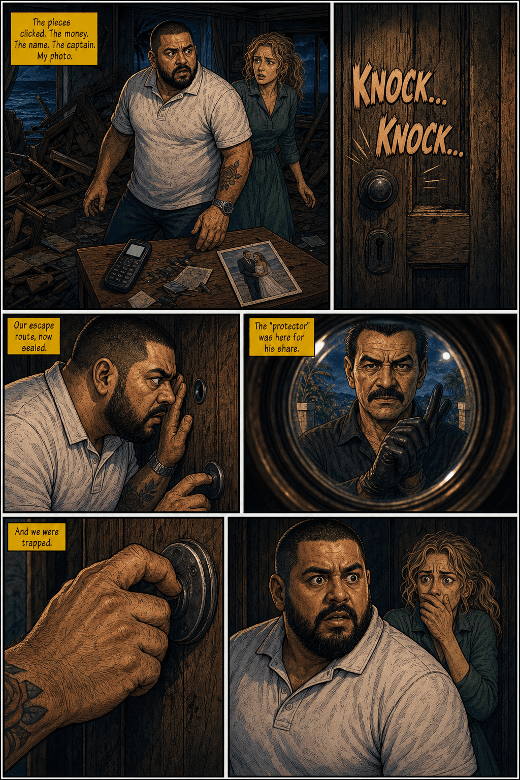 The Wall, page 9 of 9, Comic Book style