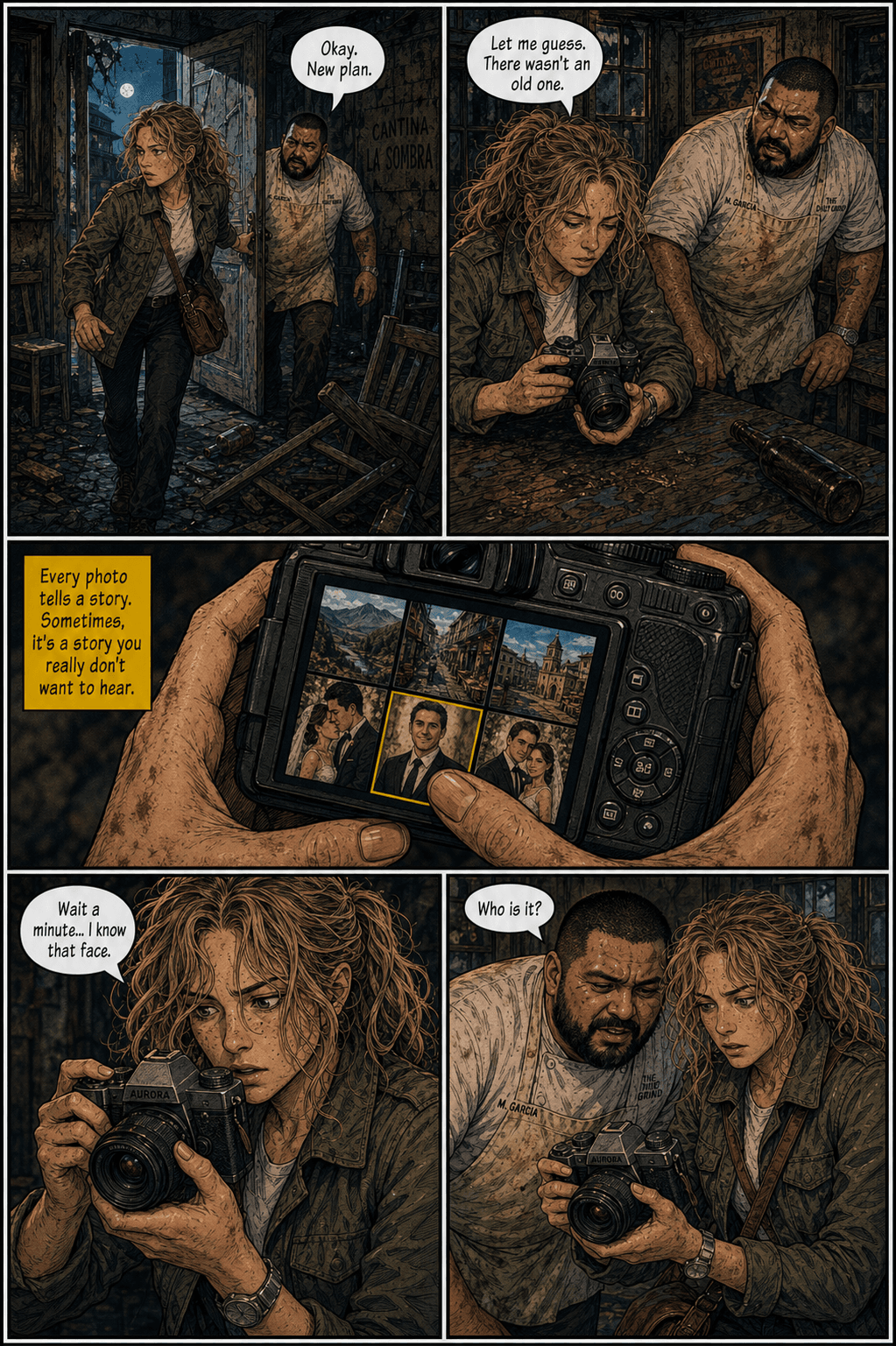 Room Service, page 3 of 8, Comic Book style