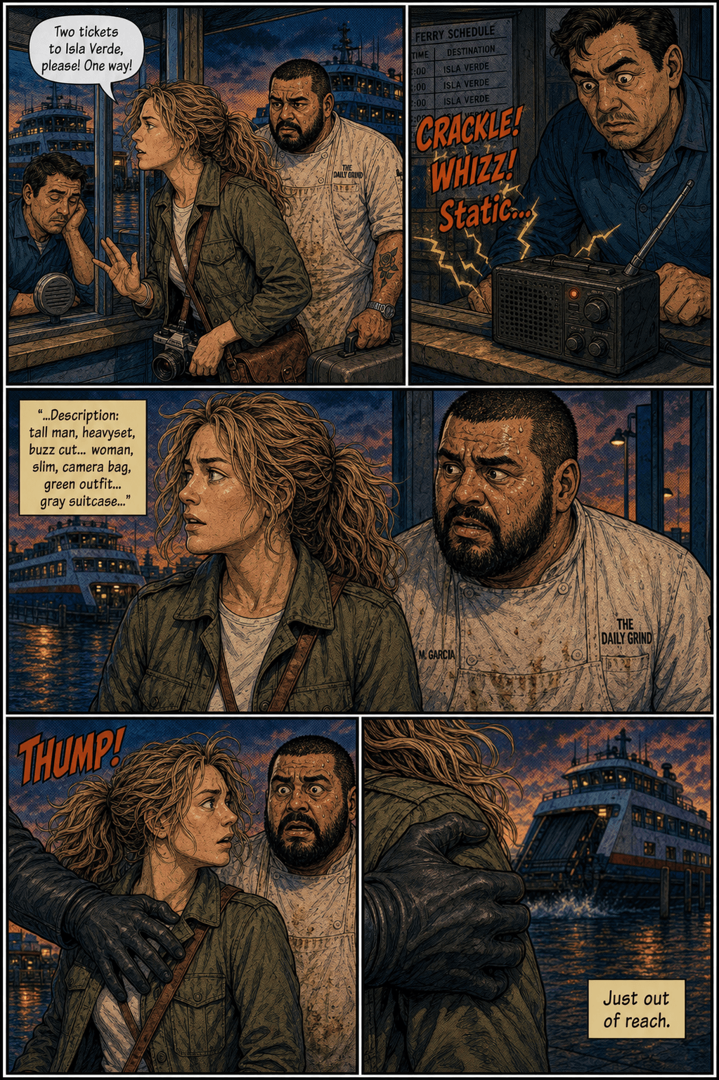 Room Service, page 8 of 8, Comic Book style