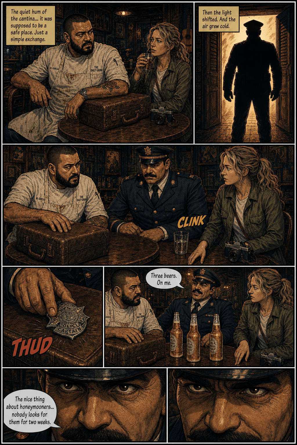 The First Dance, page 1 of 8, Comic Book style